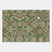 Feuille De Papier Cadeau Fleur celtique (Devant 2)