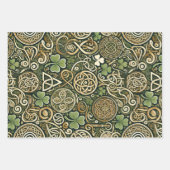 Feuille De Papier Cadeau Fleur celtique (Devant)