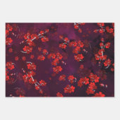 Feuille De Papier Cadeau Fleur cerise 3 (Devant 3)