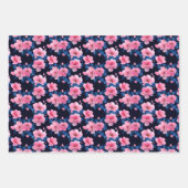 Feuille De Papier Cadeau Fleur de Cerisier (Devant 3)