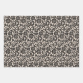 Feuille De Papier Cadeau Fleur de Daisy Rétro (Devant 3)
