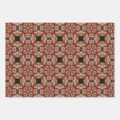 Feuille De Papier Cadeau Fleur de Kaleidoscope (Devant 3)