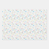 Feuille De Papier Cadeau Fleur de l'Aïd (Devant)