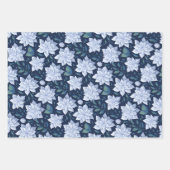 Feuille De Papier Cadeau Fleur de minuit - (Devant 3)