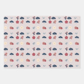 Feuille De Papier Cadeau Fleur de printemps bohème botanique  (Devant 2)