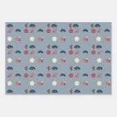 Feuille De Papier Cadeau Fleur de printemps Boho botanique  (Devant 3)