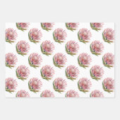 Feuille De Papier Cadeau Fleur de protée du sugarbush, plante sud-africaine (Devant)