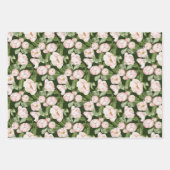 Feuille De Papier Cadeau Fleur d'orchidée Rose rose pastel (Devant 2)