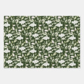 Feuille De Papier Cadeau Fleur d'orchidée Rose rose pastel (Devant)