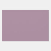 Feuille De Papier Cadeau Fleur Lilac et violet sur bleu (Devant 3)