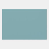 Feuille De Papier Cadeau Fleur Lilac et violet sur bleu (Devant 2)