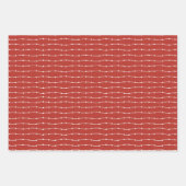 Feuille De Papier Cadeau Fleur où planté - foncé (Devant 3)