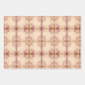 Feuille De Papier Cadeau Fleur romantique Vintage chic (Devant)