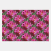 Feuille De Papier Cadeau Fleur rose Motif Nature (Devant 3)
