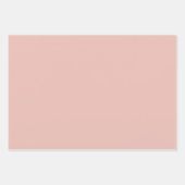 Feuille De Papier Cadeau Fleur rose rose brillante (Devant 2)