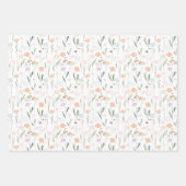 Feuille De Papier Cadeau Fleur sauvage (Devant 3)