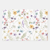 Feuille De Papier Cadeau Fleur sauvage (Devant 2)