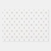 Feuille De Papier Cadeau Fleur sauvage d'or classique (Devant 3)