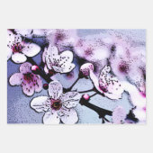 Feuille De Papier Cadeau Fleurs (Devant 2)