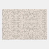 Feuille De Papier Cadeau Fleurs abondantes   (Devant)