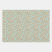 Feuille De Papier Cadeau Fleurs Colorées (Devant 2)