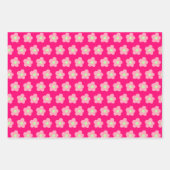 Feuille De Papier Cadeau Fleurs de cerisiers en rose (Devant)