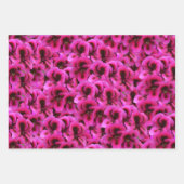Feuille De Papier Cadeau Fleurs de géranium magenta, (Devant 2)
