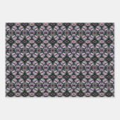 Feuille De Papier Cadeau Fleurs de géranium violet Multipliées Personnalisé (Devant 2)