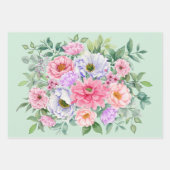 Feuille De Papier Cadeau Fleurs de Jardin d'été délicieuses (Devant 2)