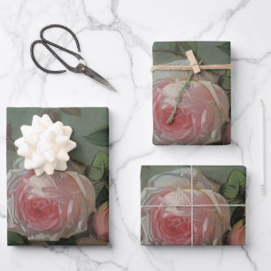 Feuille De Papier Cadeau Fleurs de la vie morte sur une haie par Otto Ottes