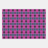 Feuille De Papier Cadeau Fleurs de marguerite rose africaine teintées Perso (Devant)