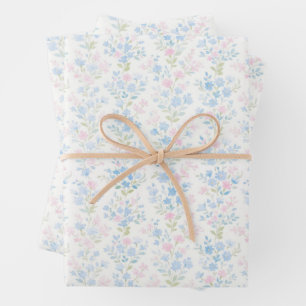 Feuille De Papier Cadeau Fleurs de Noël du grand-millénaire avant-gardiste