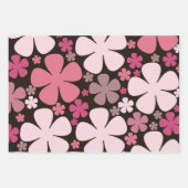 Feuille De Papier Cadeau Fleurs de printemps mignonnes motif (Devant 3)