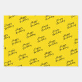 Feuille De Papier Cadeau Fleurs de soleil d'été coordonnées (Devant 2)