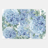 Feuille De Papier Cadeau fleurs d'Hydrangea (Devant)