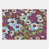 FEUILLE DE PAPIER CADEAU FLEURS DU JOUR (Devant 2)