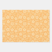 Feuille De Papier Cadeau Fleurs folkloriques dans  (Devant 3)