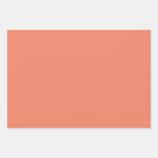 Feuille De Papier Cadeau Fleurs Green Orange Botanical Cadeau (Devant 2)