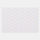 Feuille De Papier Cadeau Fleurs pastel (Devant 3)
