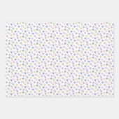 Feuille De Papier Cadeau Fleurs pastel (Devant 2)