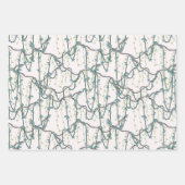 Feuille De Papier Cadeau Fleurs tropicales (Devant 2)