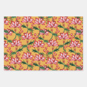 Feuille De Papier Cadeau Fleurs ukrainiennes décoratives (Devant 3)