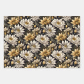 Feuille De Papier Cadeau fleurs vintages (Devant 2)