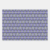 Feuille De Papier Cadeau Fleurs violettes de lilas de printemps moderne Flo (Devant 3)