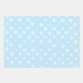 Feuille De Papier Cadeau Flocon de neige (Devant)