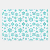 Feuille De Papier Cadeau Flocons de neige (Devant 2)