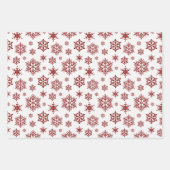Feuille De Papier Cadeau Flocons de neige (Devant 3)