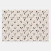 Feuille De Papier Cadeau Floral Des Ones Sauvages (Devant 3)