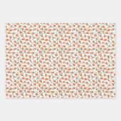 Feuille De Papier Cadeau Floral d'été coloré (Devant 2)