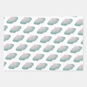 Feuille De Papier Cadeau Floral et papillon (Devant 3)